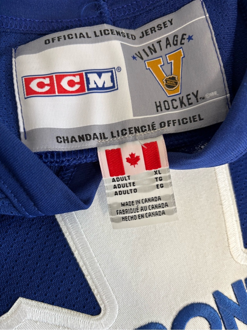 Vintage Toronto Maple Leafs Hockey Jersey - Picture 5 of 5